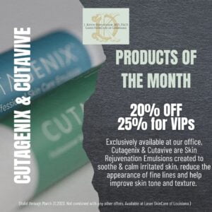 Cutagenix & Cutevive skincare are 20-25% during March 